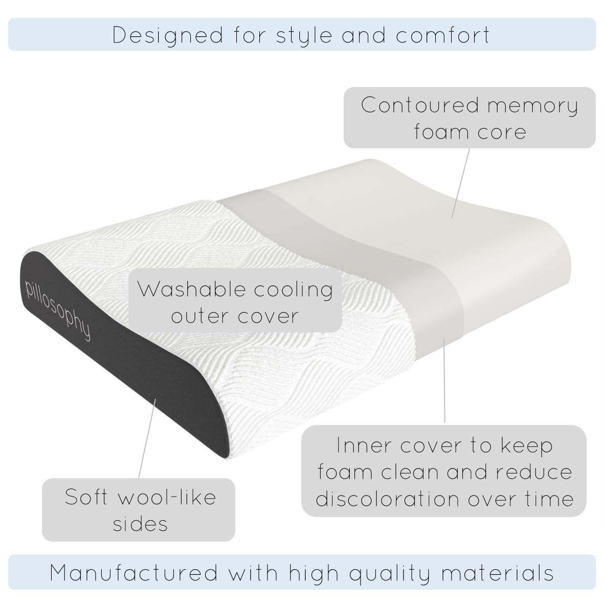 SleepTheory Contour Pillow